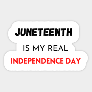 Juneteenth independence day Sticker